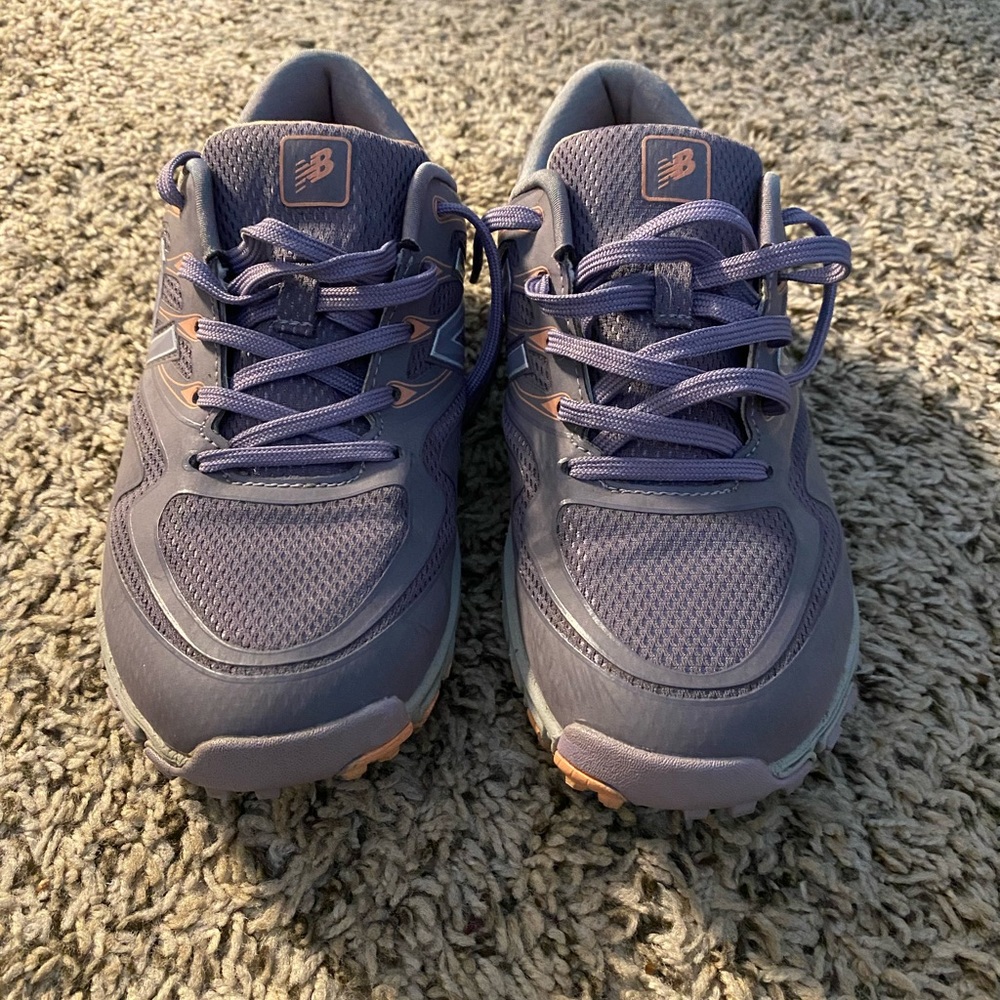 New Balance Women Minimus Purple Nbgw1006 Low Top Mesh Lace Up Golf Shoes Size 8